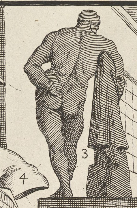 William Hogarth Analysis of Beauty Plate 1 Farnese Hercules.png200